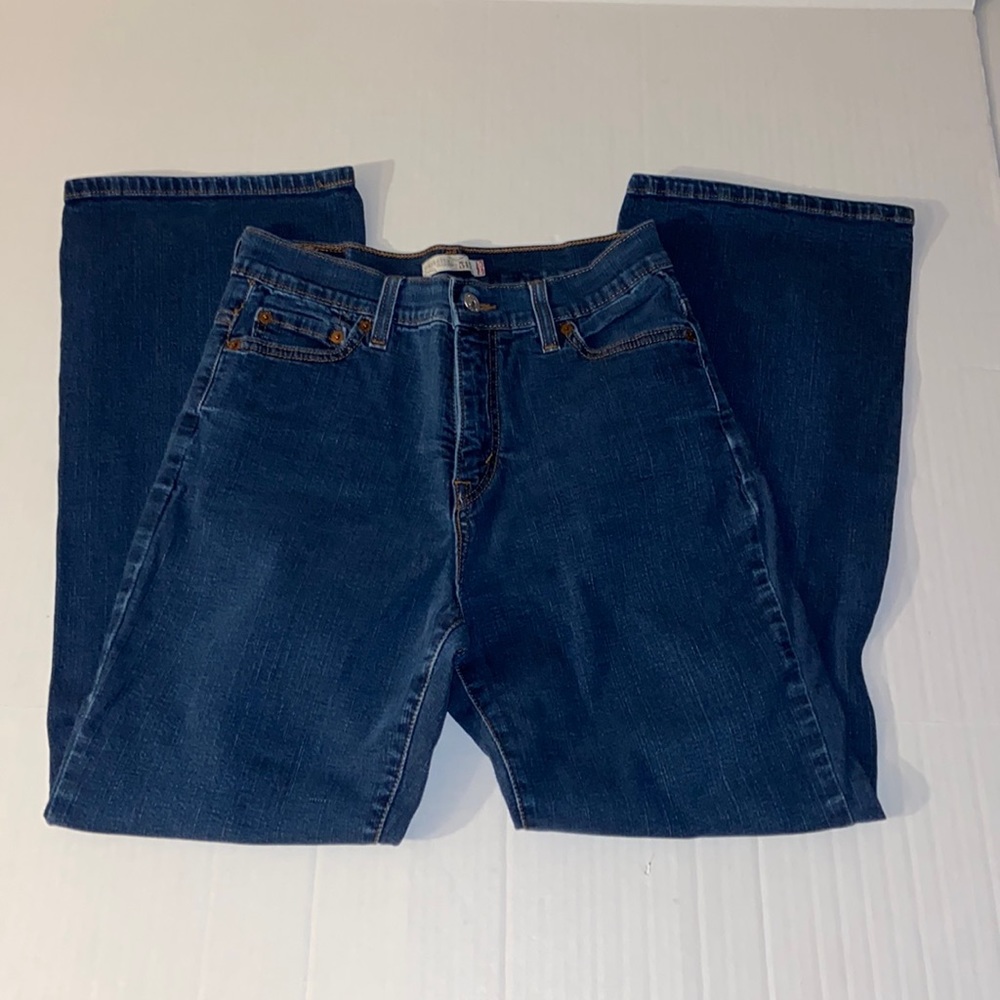 Levi’s 515 Women’s Perfectly Slimming Size 10pm Blue Jeans